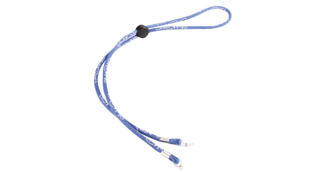 Skarå & Dreyer Tilbehør Blå Brillesnor med justering